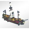 YZ DIAMOND 66505 Xếp hình kiểu Nanoblock ARCHITECTURE Pirate Ship Tàu Cướp Biển 780 khối