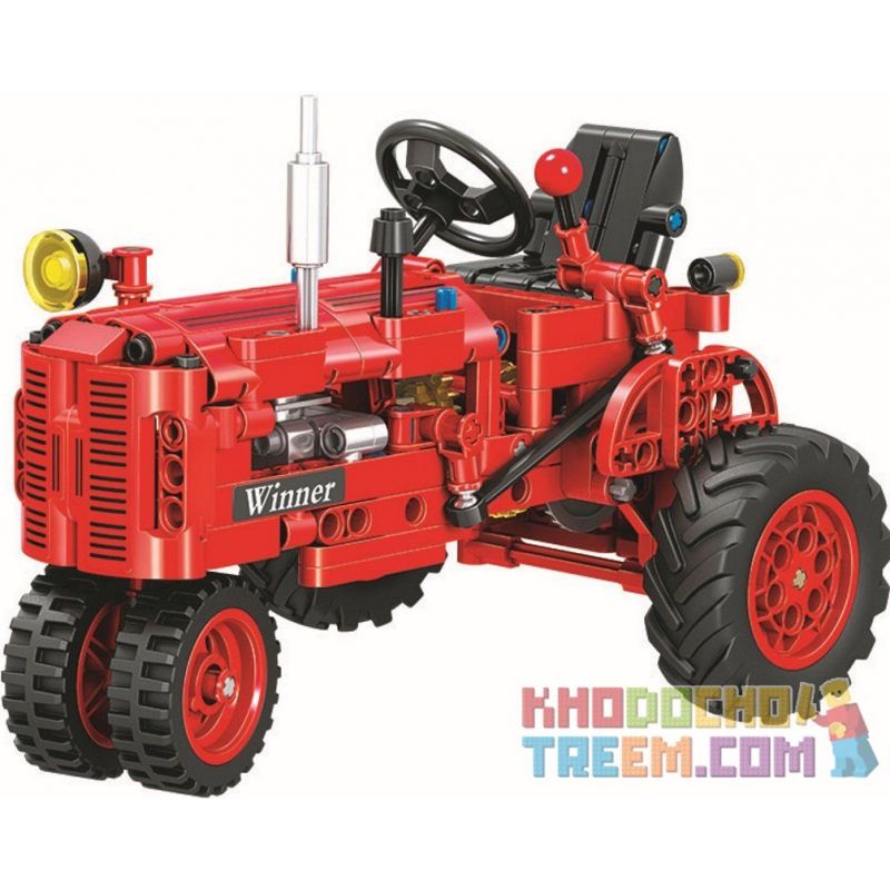 Winner 7070 non  MÁY KÉO CỔ ĐIỂN tỷ lệ 1:12 bộ đồ chơi xếp lắp ráp ghép mô hình  THE CLASSICAL OLD TRACTOR Kỹ Thuật Công Nghệ Cao Mô Hình Phương Tiện 302 khối