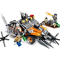 SEMBO 102317 non  CUỘC ĐỤNG ĐỘ LỬA CỦA NHÂN VẬT PHẢN DIỆN bộ đồ chơi xếp lắp ráp ghép mô hình Swat Special Force Đặc Nhiệm 301 khối