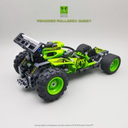 Decool 3805 Jisi 3805 non  ĐUA XE ĐỊA HÌNH bộ đồ chơi xếp lắp ráp ghép mô hình  MECFACTOR POWERED PULLBACK BUGGY Kỹ Thuật Công Nghệ Cao Mô Hình Phương Tiện 301 khối