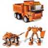 QIZHILE 3010 Xếp hình kiểu  CLASSIC Creator 3 In 1 Dump Truck, Robot Nhà Sáng Tạo 3 Trong 1 Xe Ben, Robot 300 khối
