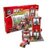 Kazi KY8052 8052 non  CHI NHÁNH LỬA bộ đồ chơi xếp lắp ráp ghép mô hình City FIRE FIGHT Thành Phố 300 khối