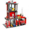 Kazi KY8052 8052 non  CHI NHÁNH LỬA bộ đồ chơi xếp lắp ráp ghép mô hình City FIRE FIGHT Thành Phố 300 khối