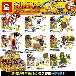 SHENG YUAN SY 1246 non  8 CẢNH NHỎ bộ đồ chơi xếp lắp ráp ghép mô hình Collectable Minifigures Búp Bê Sưu Tầm 236 khối