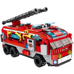 PanlosBrick 633016 Panlos Brick 633016 non  ĐỘI CỨU HỎA THÀNH PHỐ 12 TRONG bộ đồ chơi xếp lắp ráp ghép mô hình City CITY FIRE BRIGADE 561 khối