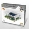 YZ DIAMOND 064 Xếp hình kiểu Nanoblock ARCHITECTURE Bernabeu Footbal Stadium Sân Vận động Bóng đá Bernabeu 4575 khối điều khiển từ xa bằng điện thoại