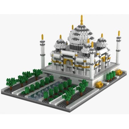 YZ DIAMOND 068 Xếp hình kiểu Nanoblock ARCHITECTURE Taj Mahal Taj Mahal 2159 khối