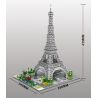 LEZI LZ8002 8002 YZ DIAMOND 069 Xếp hình kiểu  ARCHITECTURE Eiffel Tower Tháp Eiffel 3369 khối