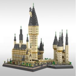 YZ DIAMOND 071 Xếp hình kiểu Nanoblock ARCHITECTURE Hogwarts Castle Lâu đài Hogwarts 7750 khối