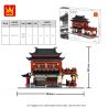 WANGE 6312 non  KHÁCH SẠN CỔ bộ đồ chơi xếp lắp ráp ghép mô hình Modular Buildings CHINA ANCIENT HOTEL Mô Hình Nhà Cửa 2038 khối