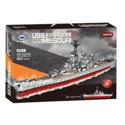 XINGBAO XB-06030 06030 XB06030 non  TÀU CHIẾN bộ đồ chơi xếp lắp ráp ghép mô hình Military Army WARSHIP USS MISSOURI Quân Sự Bộ Đội 2631 khối