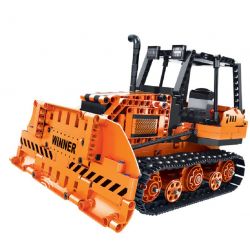 Winner 7111 non  MÁY ỦI BÁNH XÍCH ĐIỀU KHIỂN TỪ XA bộ đồ chơi xếp lắp ráp ghép mô hình  SPLICING RC ENGINEERING BULLDOZER Kỹ Thuật Công Nghệ Cao Mô Hình Phương Tiện 775 khối