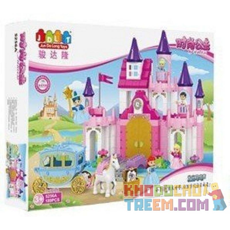 JUN DA LONG TOYS JDLT 5256A Xếp hình kiểu    Sofia Princess With Her  In Glorious Castle Lâu Đài Mơ Ước 189 khối