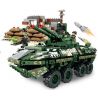 WOMA C0735 0735 Xếp hình kiểu  MILITARY ARMY Overlord Flower Armored Vehicles Xe Bọc Thép 1154 khối