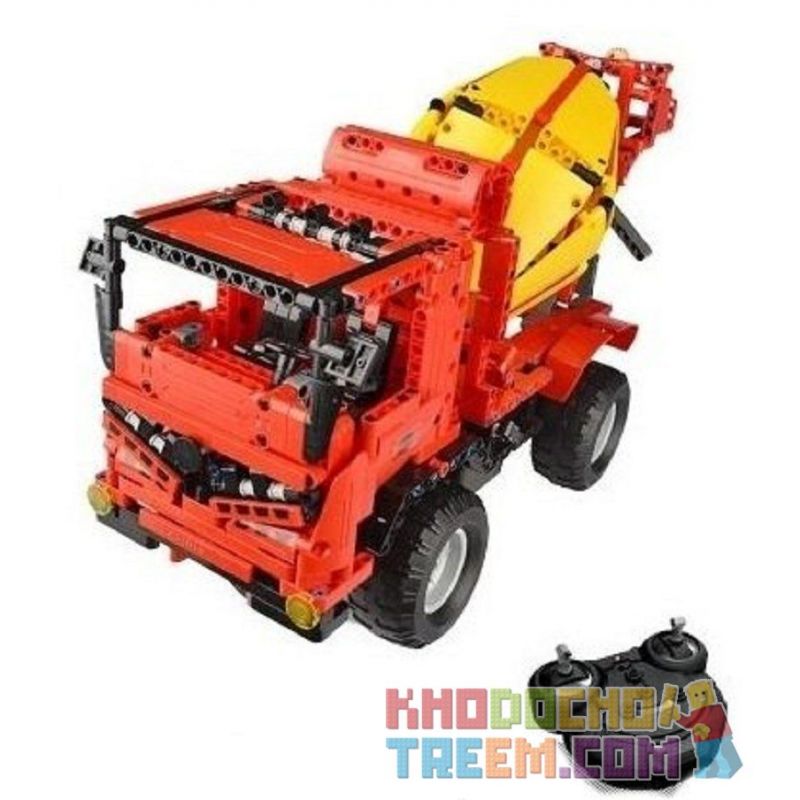 DOUBLEE CADA C51014 51014 non  XE TRỘN BÊ TÔNG bộ đồ chơi xếp lắp ráp ghép mô hình  MIXER TRUCK Kỹ Thuật Công Nghệ Cao Mô Hình Phương Tiện 814 khối