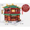 XINGBAO XB-01021 01021 XB01021 non  QUÁN TRÀ CỔ KÍNH bộ đồ chơi xếp lắp ráp ghép mô hình Chinatown TEAHOUSE Khu Phố Tàu 3033 khối