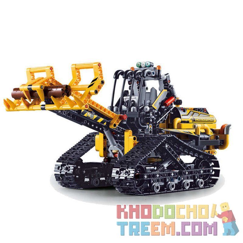 NOT  TRACKED LOADER 42094 JISI 13386 LARI 11300 MouldKing 13034 13035 Mould King 13034 13035 RUIZHI BEE 841 xếp lắp ráp ghép mô hình XE NÂNG BÁNH XÍCH TRÌNH TẢI ĐƯỢC THEO DÕI  Kỹ Thuật Công Nghệ Cao Mô Hình Phương Tiện 827 khối