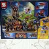 SHENG YUAN SY SY801 non  PHÁO ĐÀI NHAM THẠCH bộ đồ chơi xếp lắp ráp ghép mô hình Nexo Knights NICK KINGHTS JESTRO'S VOLCANO LAIR Hiệp Sỹ Nexo 949 khối