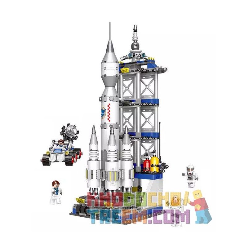XINGBAO XB-16005 16005 XB16005 non  KHÁM PHÁ VŨ TRỤ BỆ PHÓNG TÊN LỬA bộ đồ chơi xếp lắp ráp ghép mô hình Space Exploration Thám Hiểm Không Gian 919 khối