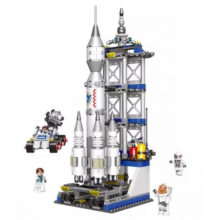 XINGBAO XB-16005 16005 XB16005 non  KHÁM PHÁ VŨ TRỤ BỆ PHÓNG TÊN LỬA bộ đồ chơi xếp lắp ráp ghép mô hình Space Exploration Thám Hiểm Không Gian 919 khối