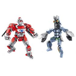 PanlosBrick 690003A 690003B 690003 Panlos Brick 690003A 690003B 690003 non  JACK ALTMAN VŨ TRỤ MONSTER ARMOR BARTAN bộ đồ chơi xếp lắp ráp ghép mô hình Ultraman Vệ Binh Vũ Trụ Siêu Nhân Điện Quang 791 khối