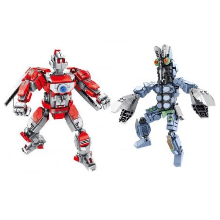 PanlosBrick 690003A 690003B 690003 Panlos Brick 690003A 690003B 690003 non  JACK ALTMAN VŨ TRỤ MONSTER ARMOR BARTAN bộ đồ chơi xếp lắp ráp ghép mô hình Ultraman Vệ Binh Vũ Trụ Siêu Nhân Điện Quang 791 khối