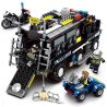 SEMBO 102438 non  ĐỘI CẢNH SÁT ĐẶC NHIỆM SWAT bộ đồ chơi xếp lắp ráp ghép mô hình Swat Special Force 705 khối