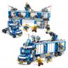 PanlosBrick 681006 Panlos Brick 681006 non  XE CẢNH SÁT DI DỘNG bộ đồ chơi xếp lắp ráp ghép mô hình Police 707 khối