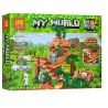 LELE 33198 non  THẾ GIỚI SINH TỒN bộ đồ chơi xếp lắp ráp ghép mô hình Minecraft MY WORLD Game Xây Dựng 493 khối
