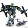 Kazi KY8020 8020 Xếp hình kiểu  TRANSFORMERS Helicopter Transformer Robot Robot Biến Hình Trực Thăng 245 khối