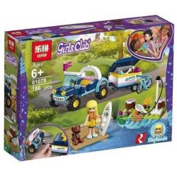 NOT  STEPHANIE’S BUGGY & TRAILER 41364 LARI 11198 LEPIN 01078 xếp lắp ráp ghép mô hình STEPHANIE’S BUGGY ĐẠI CHIẾN TRAILER XE LÔI VÀ CỦA  Các Bạn Gái 166 khối