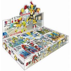 LE DI PIN 18004 Xếp hình kiểu  CREATOR 3 IN 1 Mech Warrior Chiến Binh Mech 630 khối