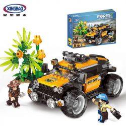 XINGBAO XB-15002 15002 XB15002 non  CUỘC PHIÊU LƯU KHÁM PHÁ RỪNG NHIỆT ĐỚI bộ đồ chơi xếp lắp ráp ghép mô hình Forest Adventure Thám Hiểm Rừng Già 525 khối