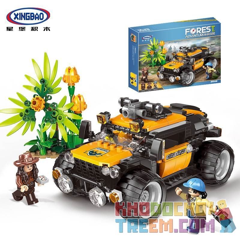 XINGBAO XB-15002 15002 XB15002 non  CUỘC PHIÊU LƯU KHÁM PHÁ RỪNG NHIỆT ĐỚI bộ đồ chơi xếp lắp ráp ghép mô hình Forest Adventure Thám Hiểm Rừng Già 525 khối
