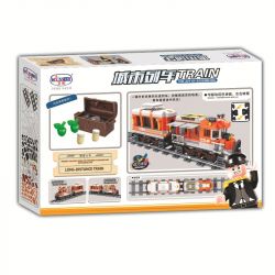 Winner 5087 non  TÀU HỎA ĐƯỜNG DÀI bộ đồ chơi xếp lắp ráp ghép mô hình Trains 473 khối