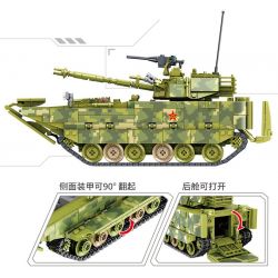 PanlosBrick 632007 Panlos Brick 632007 non  XE THIẾT GIÁP ĐỔ BỘ bộ đồ chơi xếp lắp ráp ghép mô hình Creator AMPHIBIOUS INFANTRY FIGHTING VEHICLE Sáng Tạo 1285 khối