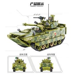 PanlosBrick 632007 Panlos Brick 632007 non  XE THIẾT GIÁP ĐỔ BỘ bộ đồ chơi xếp lắp ráp ghép mô hình Creator AMPHIBIOUS INFANTRY FIGHTING VEHICLE Sáng Tạo 1285 khối