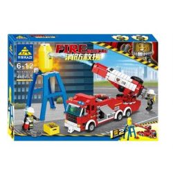 Kazi KY80518 80518 non  XE VÒI RỒNG PHÒNG KHÔNG TURBOJET CỨU HỘ XÁC TÀU 1 ĐẾN 2 bộ đồ chơi xếp lắp ráp ghép mô hình Fire Rescure FIRE RESCUE Cứu Hỏa 440 khối