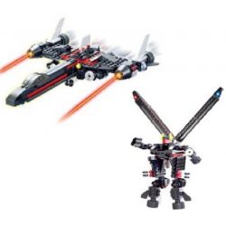 Kazi KY8021 8021 Xếp hình kiểu  TRANSFORMERS Robot Transform Spaceship Robot Biến Hình Phi Thuyền 246 khối