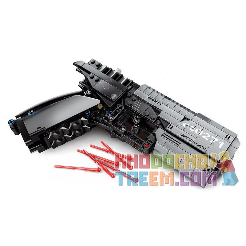 SEMBO 704301 non  SÚNG PHÁT TÍN HIỆU TRONG LƯU LẠC ĐỊA CẦU bộ đồ chơi xếp lắp ráp ghép mô hình The Wandering Earth 431 khối