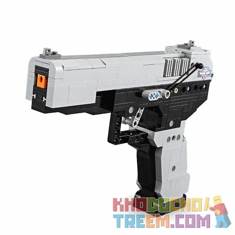 CADA C81009 81009 non  SÚNG NGẮN M23 bộ đồ chơi xếp lắp ráp ghép mô hình  BLOCK GUN Kỹ Thuật Công Nghệ Cao Mô Hình Phương Tiện 412 khối