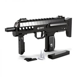 AUSINI 22608 Xếp hình kiểu  BLOCK GUN Submachine Gun MP7 Súng Tiểu Liên Mp7 508 khối