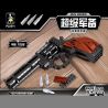 AUSINI 22511 non  SÚNG LỤC CÔN XOAY bộ đồ chơi xếp lắp ráp ghép mô hình Gun TOP GUN DISMOUNTING SERIES MAGNUM REVOLVER 300 khối