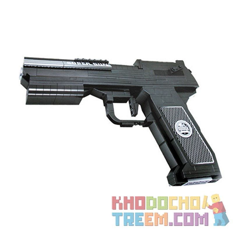 AUSINI 22512 Xếp hình kiểu  BLOCK GUN Desert Eagle Pistol Súng Lục Desert Eagle 373 khối