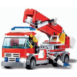 NOT  LADY LIBERTY KEY CHAIN 854082 Kazi KY8053 8053 xếp lắp ráp ghép mô hình XE THANG CỨU HỎA Gear Đồ Lắp Ghép 244 khối