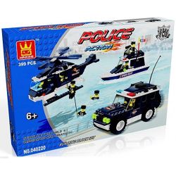 WANGE 040220 Xếp hình kiểu  POLICE Marine Police Force Đội Tuần Tra Vùng Biển 399 khối