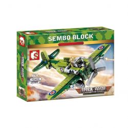 SEMBO 704101 non  MÁY BAY TIÊM KÍCH bộ đồ chơi xếp lắp ráp ghép mô hình Empires Of Steel EMPIRES OF STEEL SPITFIRE FIGHTER Đế Chế Thép 206 khối