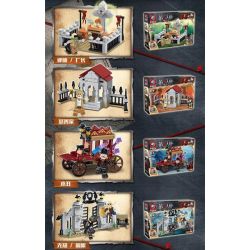 TIGER 48005 48005A 48005B 48005C 48005D non  4 NHÀ THỜ TRONG IDENTITY V bộ đồ chơi xếp lắp ráp ghép mô hình Tính Cách Thứ 5