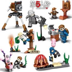 LE YILE 2302 Xếp hình kiểu  IDENTITY V Machine Capturing Children Sinh Tồn Trong đêm 300 khối