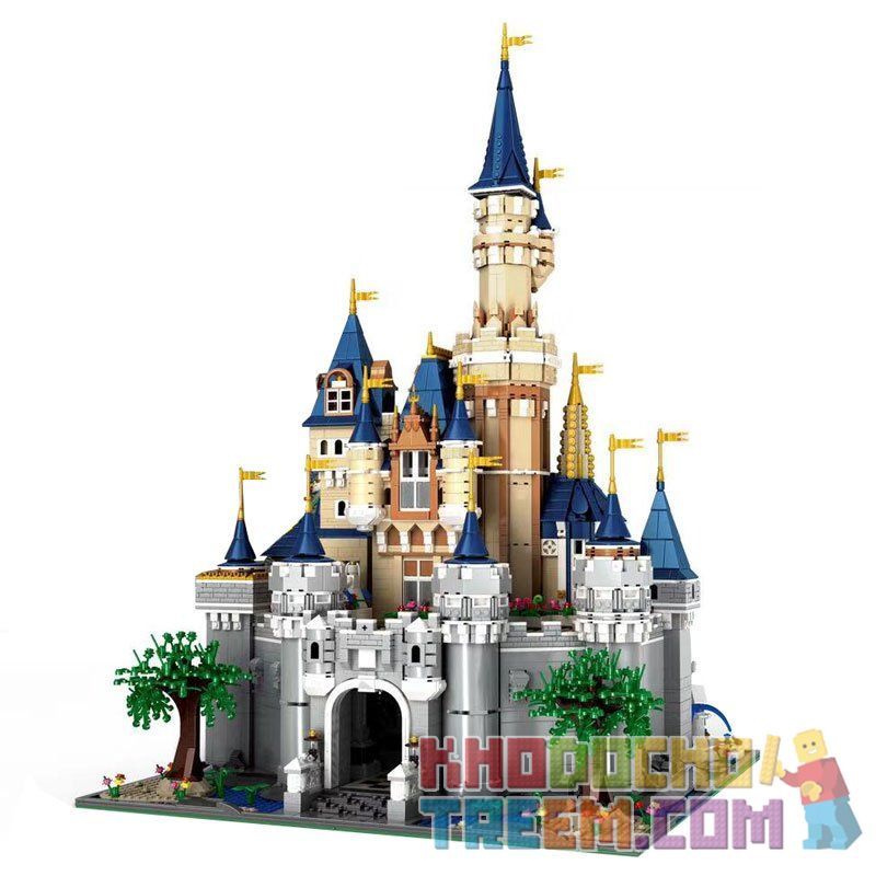 MouldKing 13132 Mould King 13132 non  LÂU ĐÀI DISNEY bộ đồ chơi xếp lắp ráp ghép mô hình Paradise Thiên Đường 8388 khối